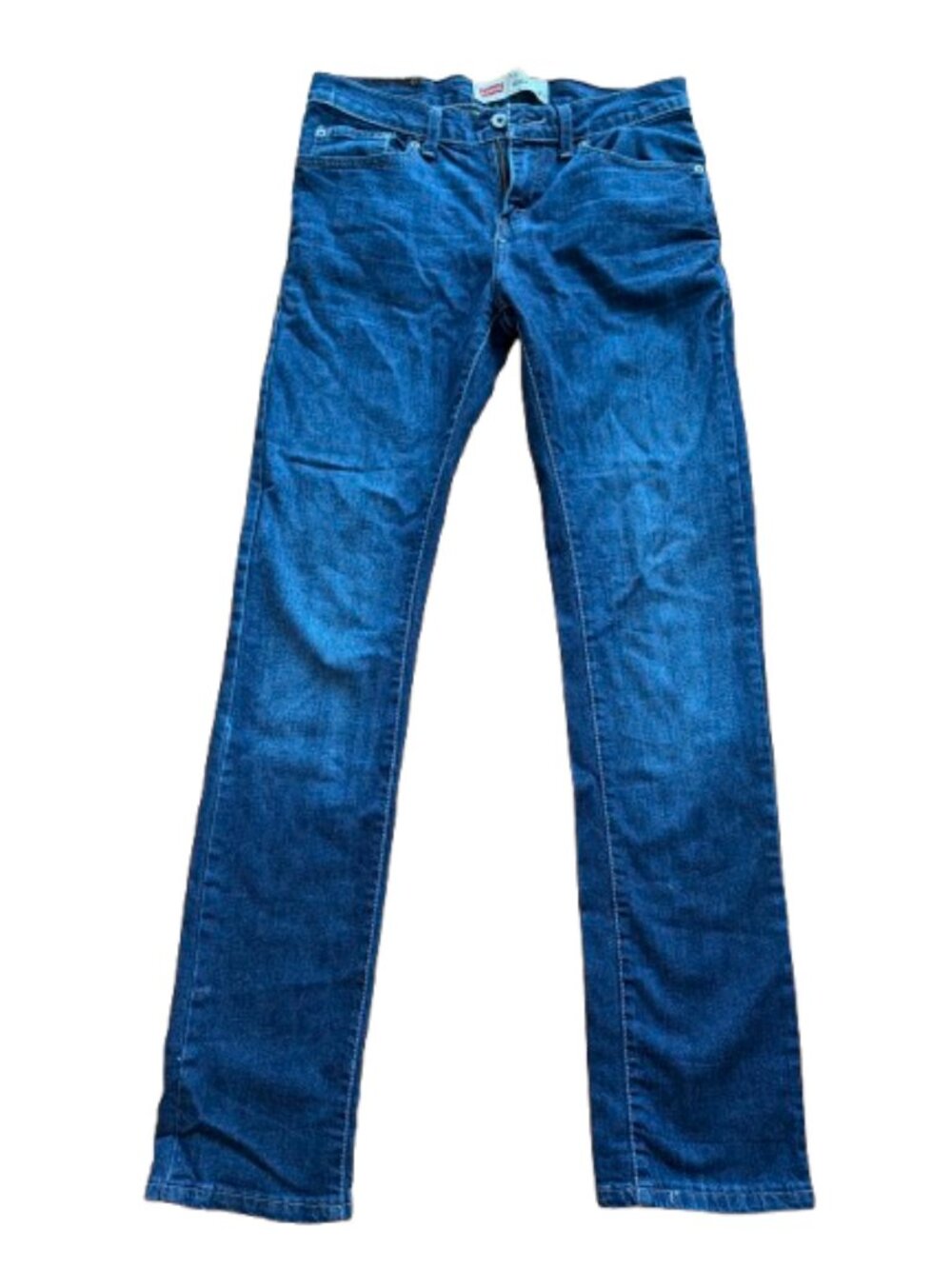 Levi's 510 Jeans Mens 29x29 Blue Denim Skinny Fit Stretch Red Tab Casual Pants